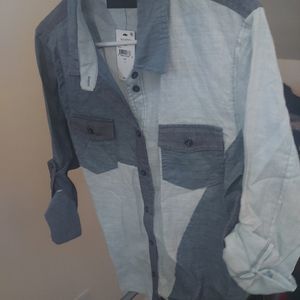 Jean multicolor linen shirt